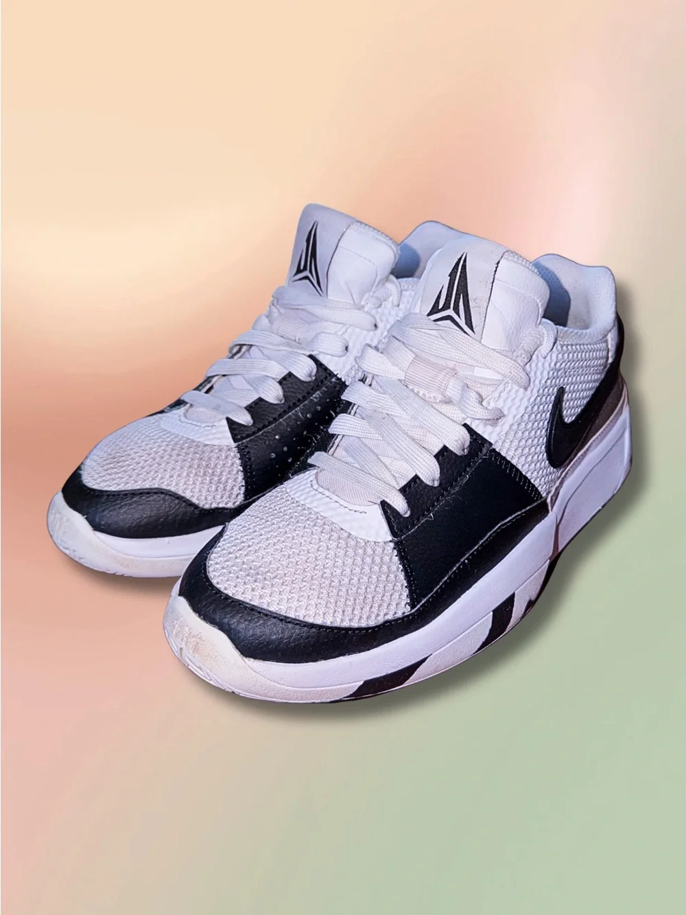 Nike Ja 1 GS 6Y White Black “Day One” DX2294-102 Basketball Shoes